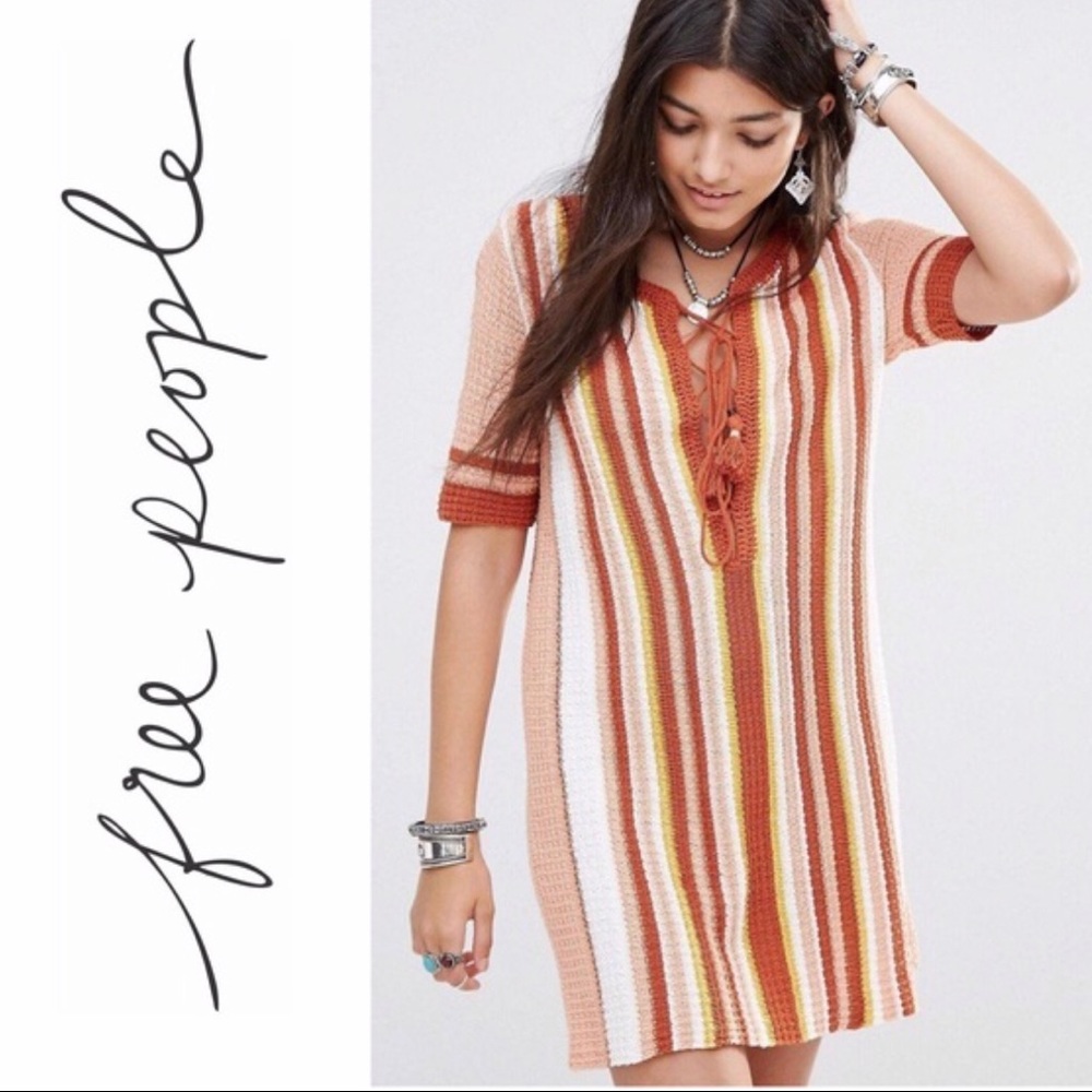 Free People Lollipop Striped Sweater Dress